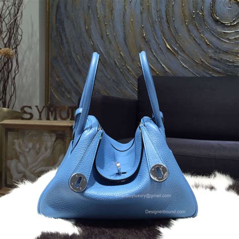 hermes lindy 30 blue